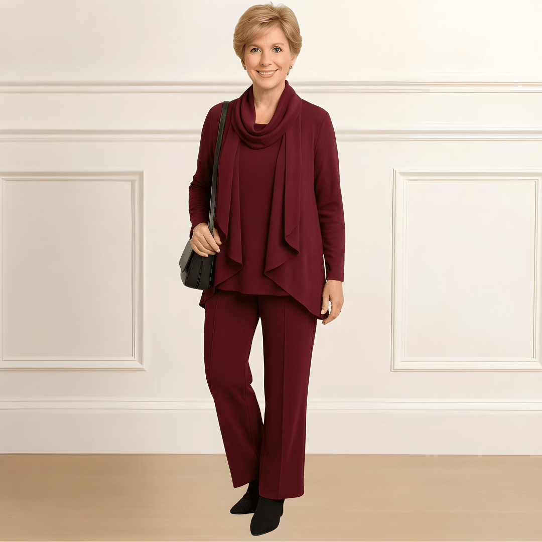 Evelyn Cardigan, Top &amp; Pants Set