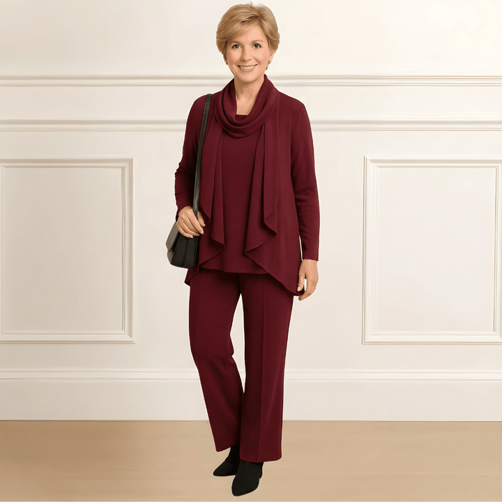 Evelyn Cardigan, Top &amp; Pants Set