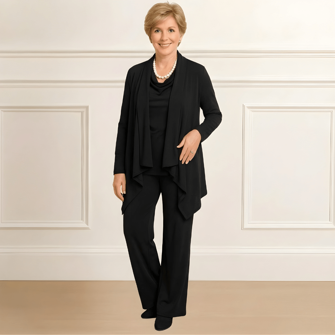 Evelyn Cardigan, Top &amp; Pants Set