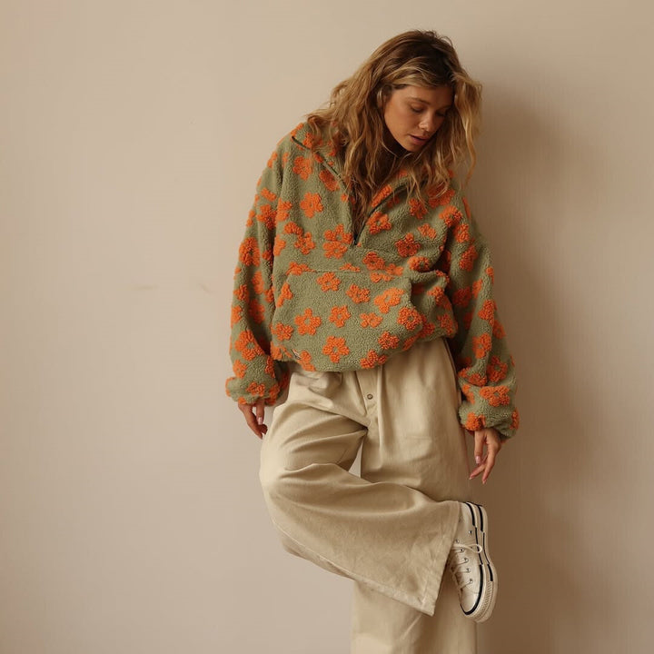 Floral™ | Fleece-Pullover