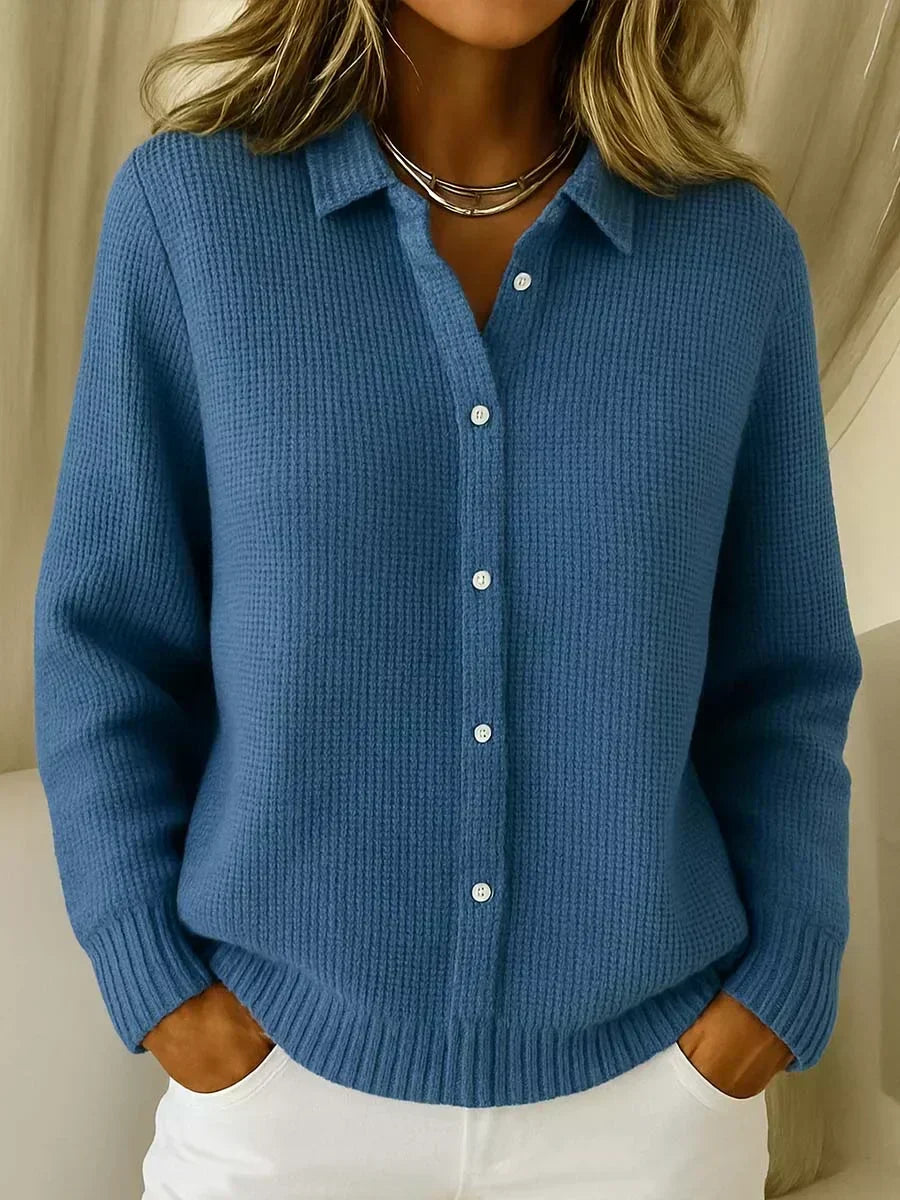 Carmela textured button cardigan for women