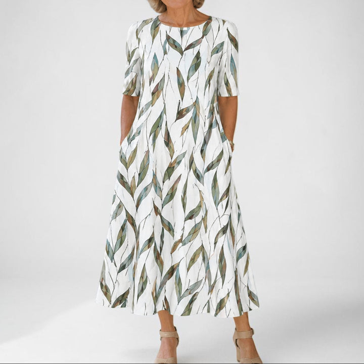 Sarah | Effortless Floral Midi Dress