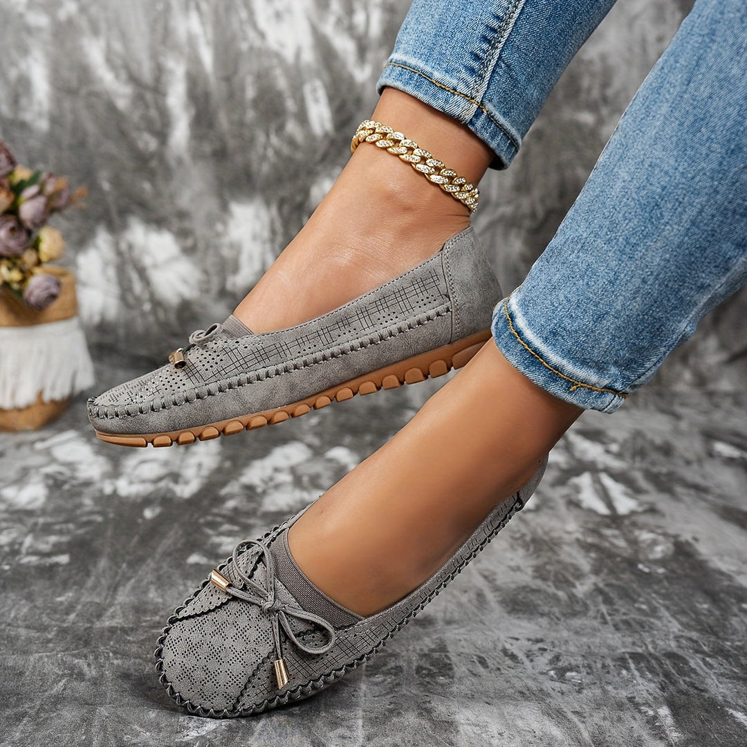 Sabine soft bow comfort loafers for women