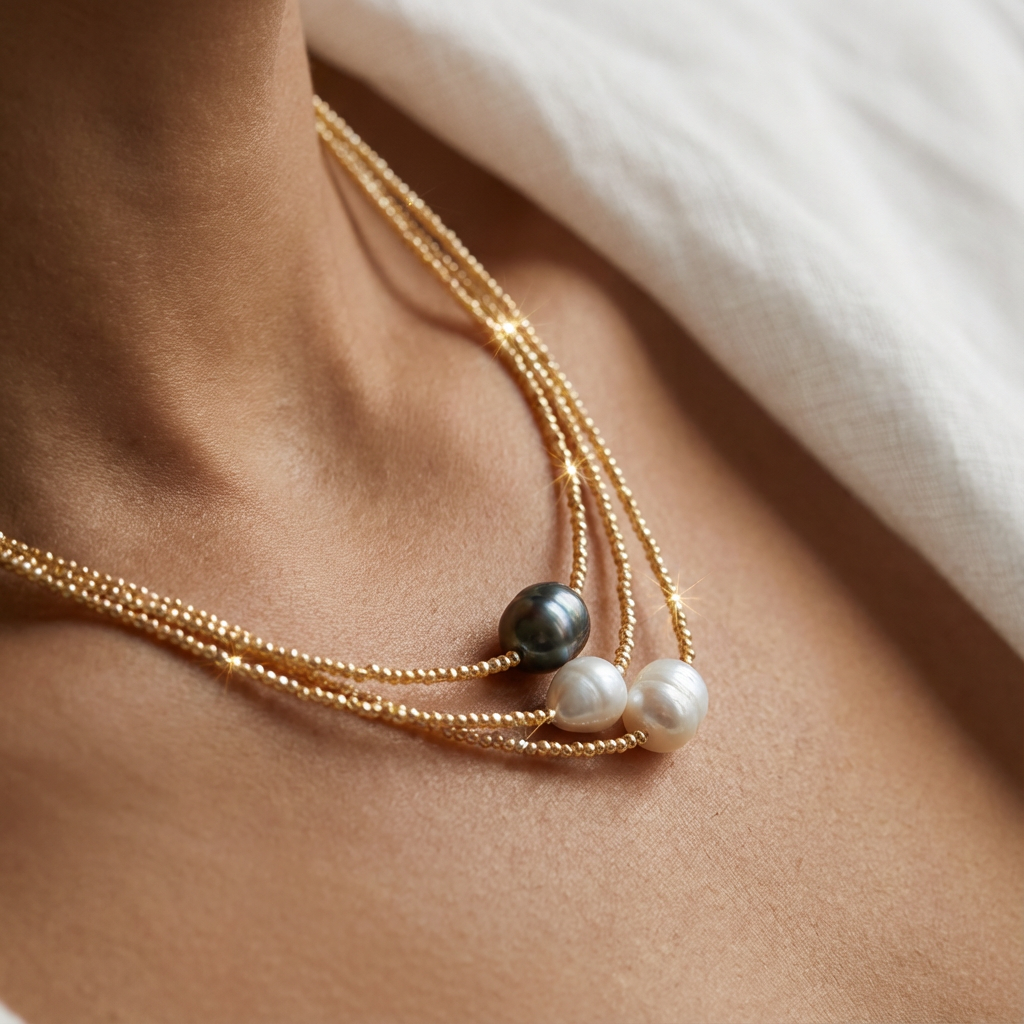 Eternal Elegance Pearl Necklace
