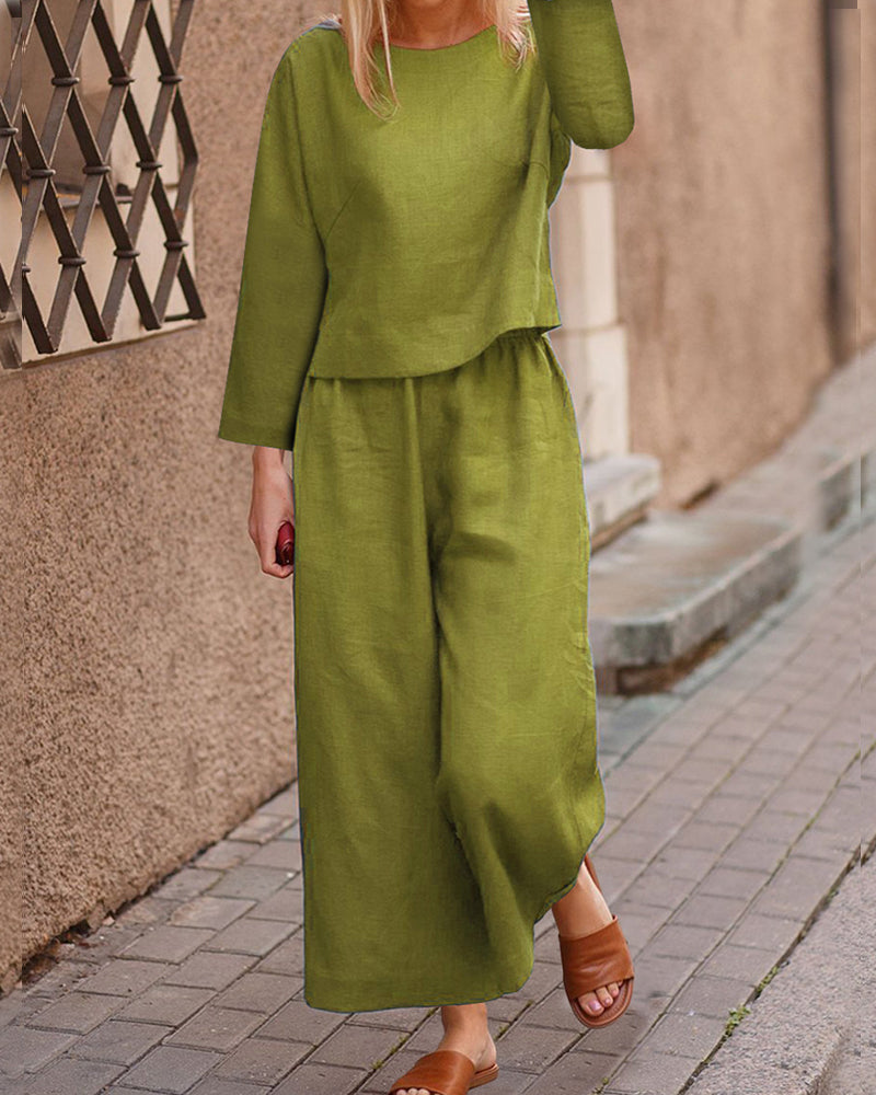 Long Sleeve Two Piece Sets