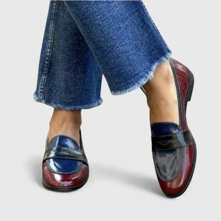 Beatrix elegant two-tone loafers for women