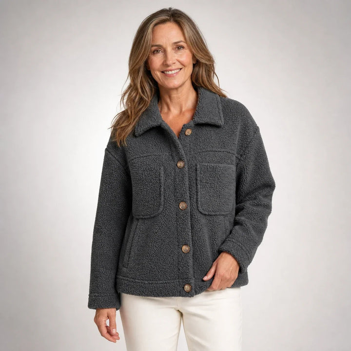 Doreen™ | Buttoned Fleece Jacket