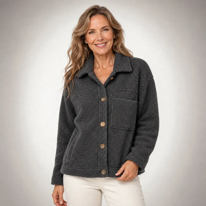 Doreen™ | Buttoned Fleece Jacket