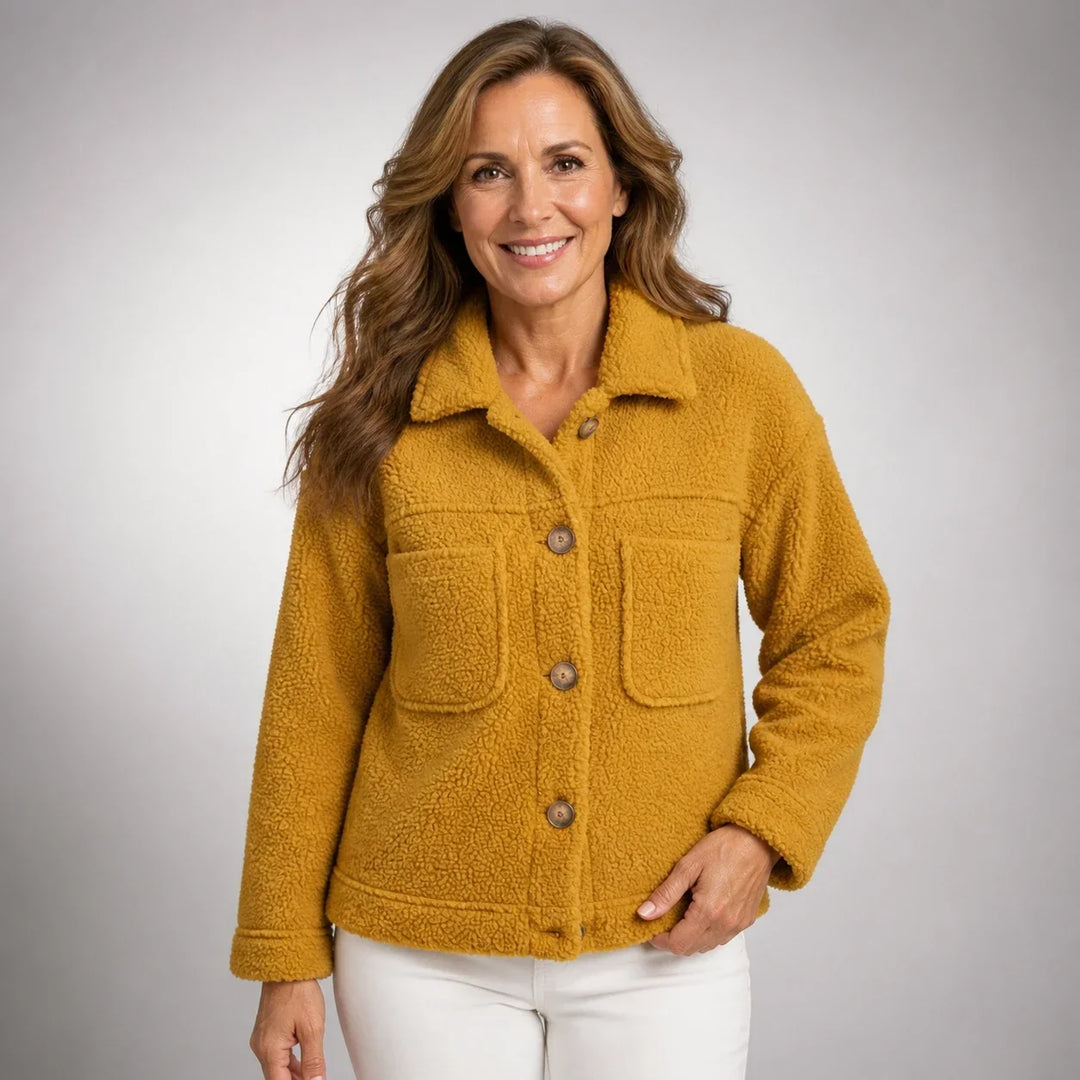 Doreen™ | Buttoned Fleece Jacket