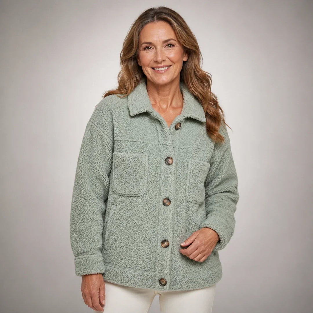 Doreen™ | Buttoned Fleece Jacket