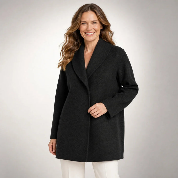 Yvonne™ | Draped Longline Coat