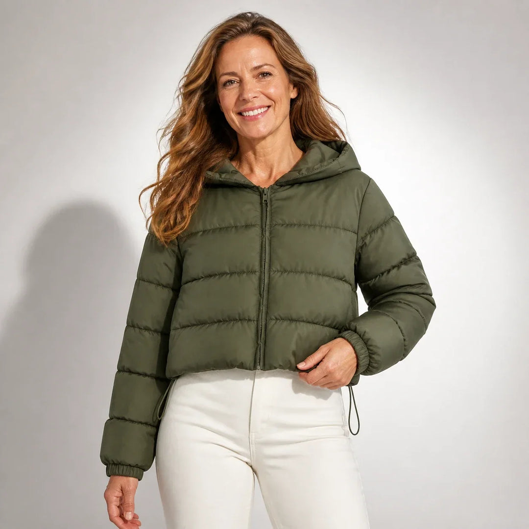 Denise™ | Cropped Hooded Jacket