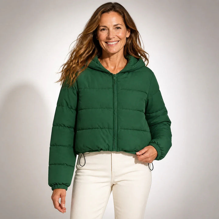Denise™ | Cropped Hooded Jacket