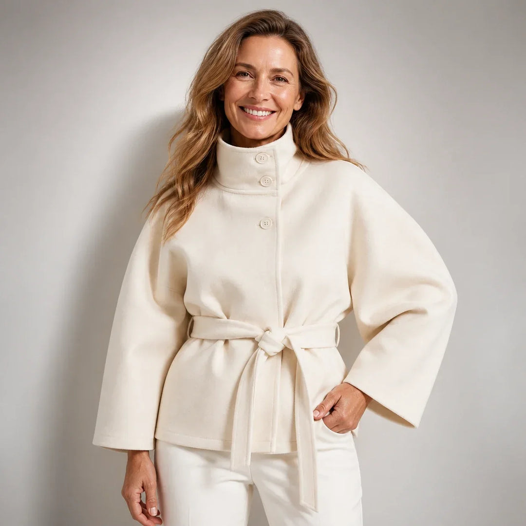 Muriel™ | Belted Cape Coat