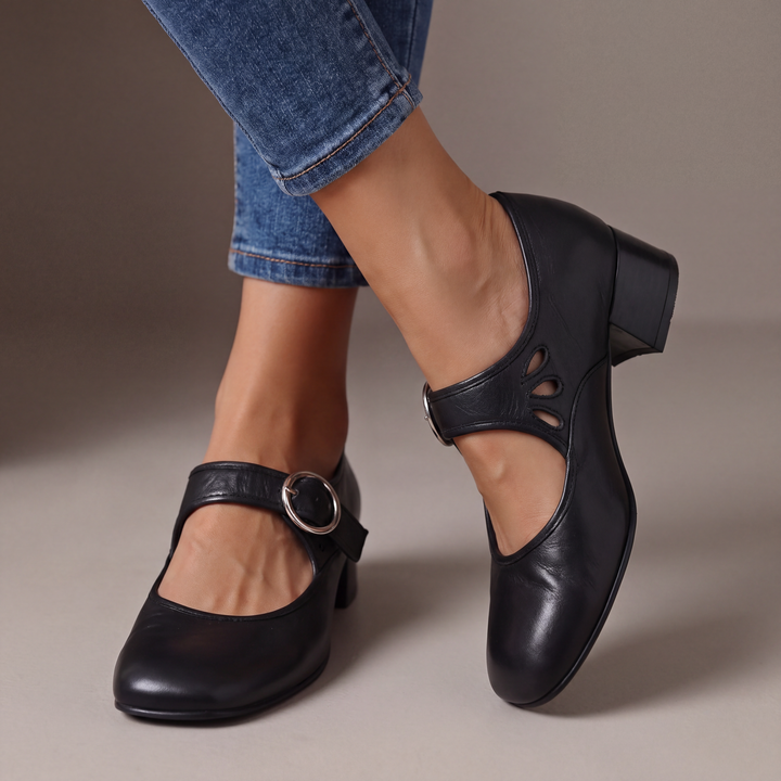 Josephine | Leather Comfort Mary Janes