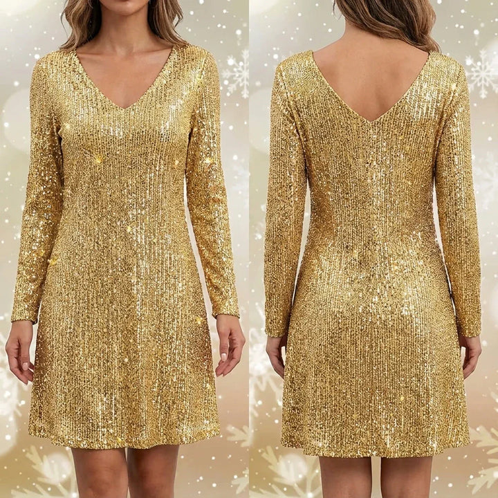 Celine Sequin Mini Dress – Sparkling, Party-Ready Glamour