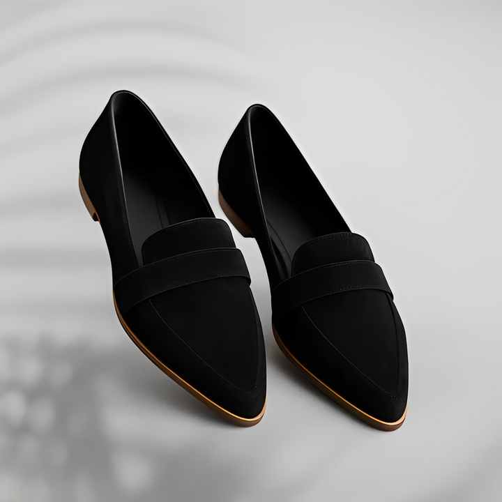 Narcissa | Pointed-Toe Leather Shoes
