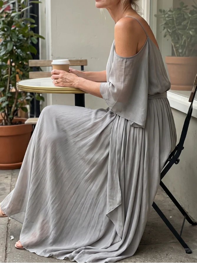 Isabela | Gray Fluid Set
