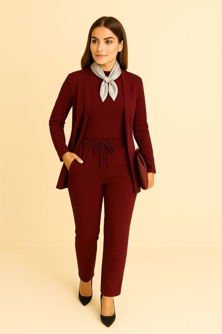 Judy Cardigan, Top &amp; Pants Set