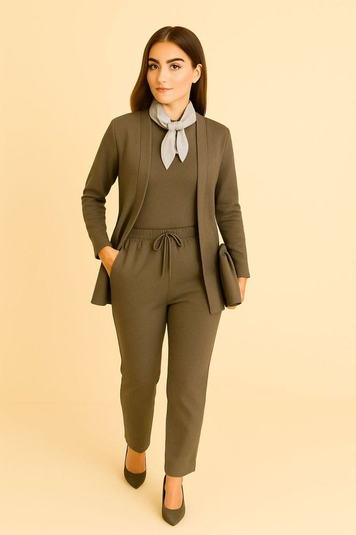 Judy Cardigan, Top &amp; Pants Set