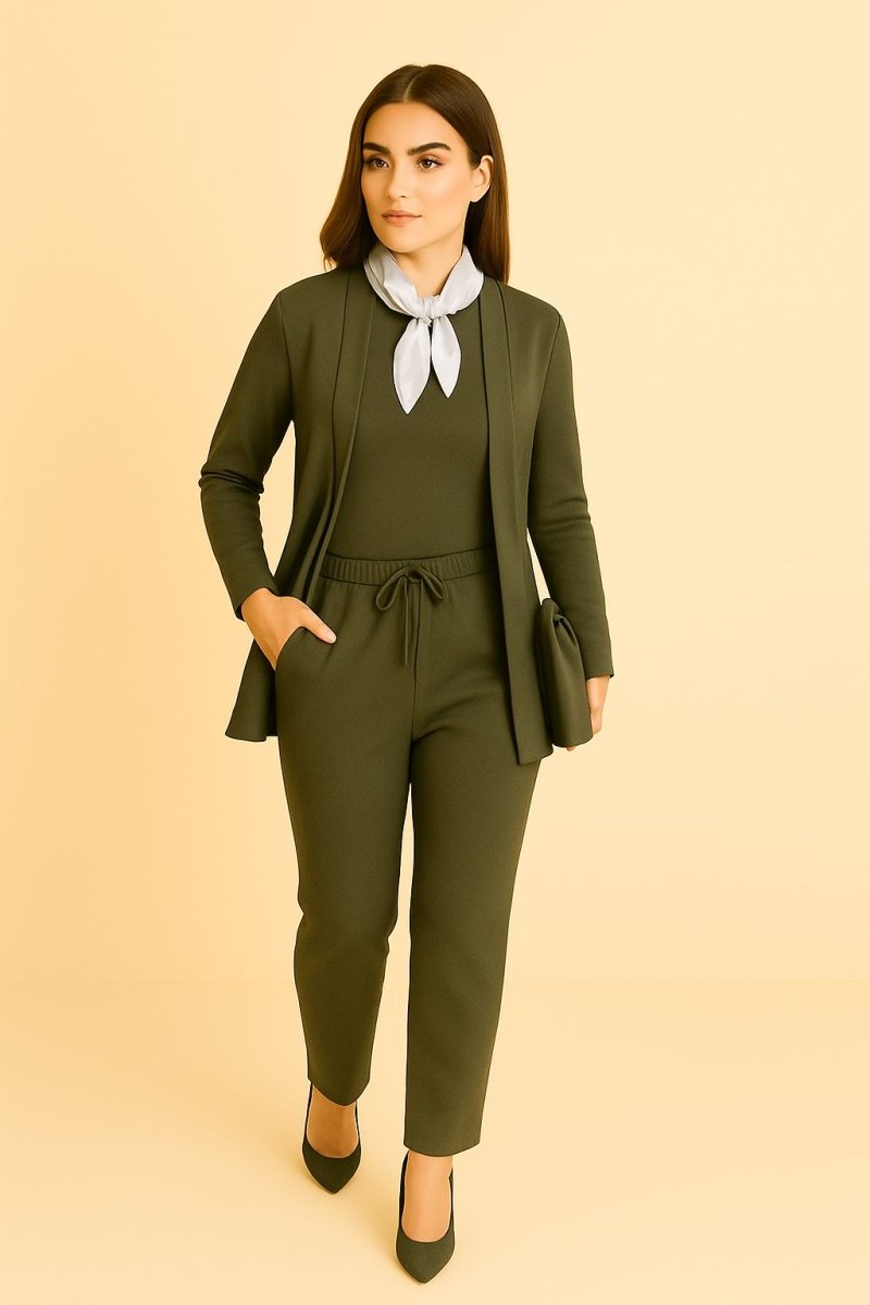 Judy Cardigan, Top &amp; Pants Set