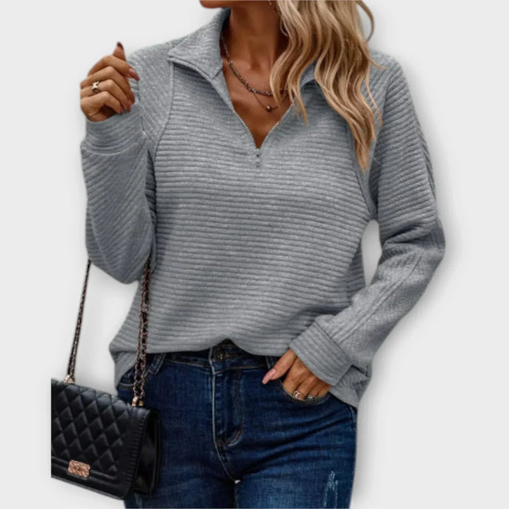 Dalia half-zip sweater for women