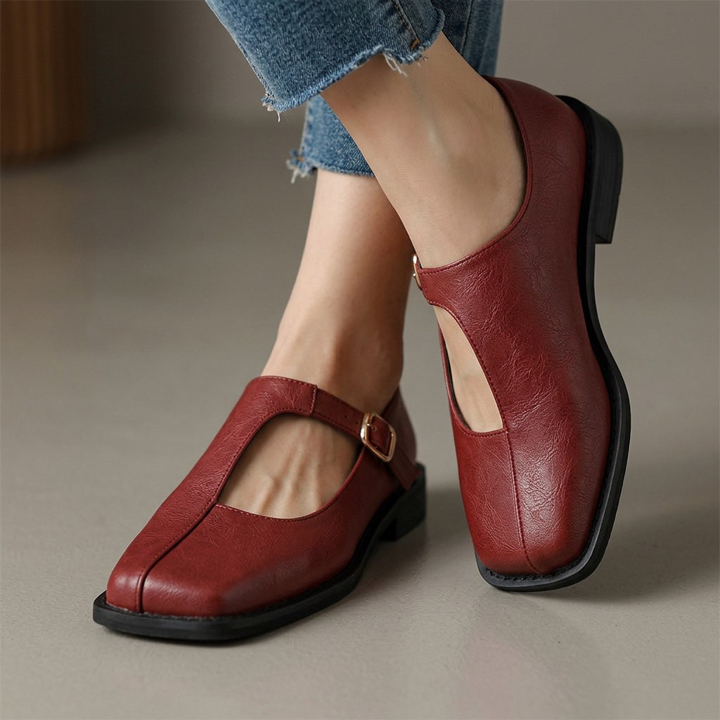 Rosalie | Comfort Leather Flats