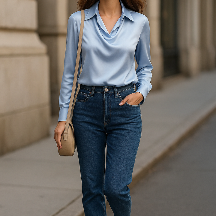 Rosela | Draped Elegant Blouse
