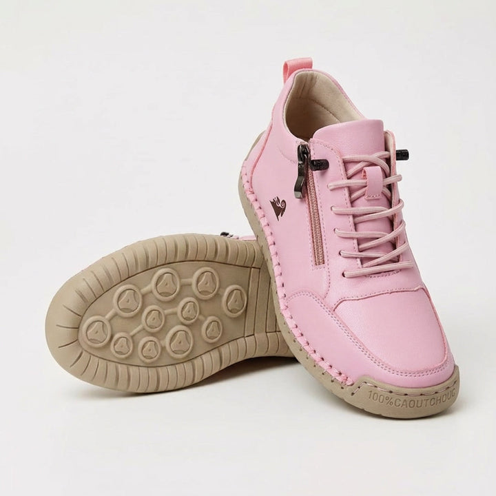 Mila comfort sneakers with easy side zip for women