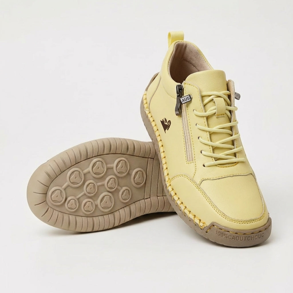 Mila comfort sneakers with easy side zip for women