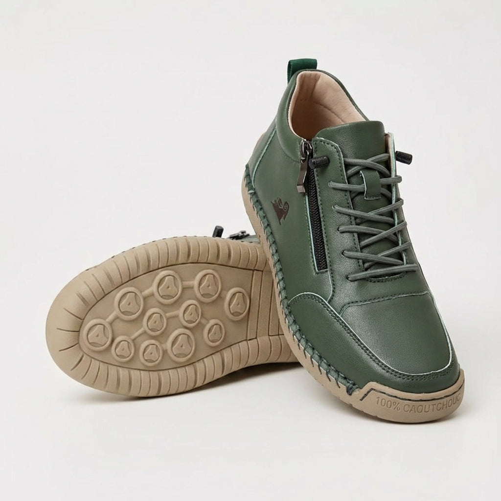 Mila comfort sneakers with easy side zip for women