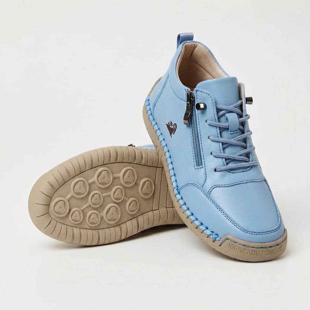 Mila comfort sneakers with easy side zip for women
