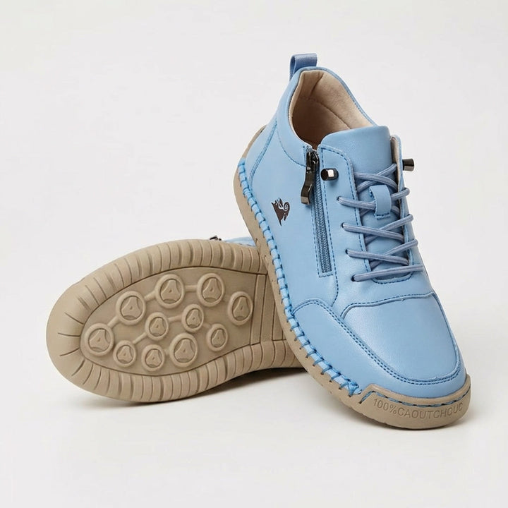 Mila comfort sneakers with easy side zip for women