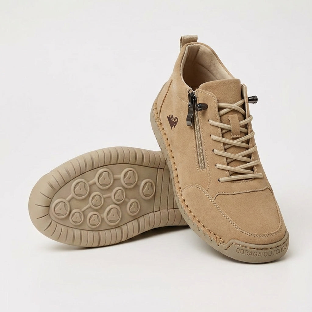 Mila comfort sneakers with easy side zip for women