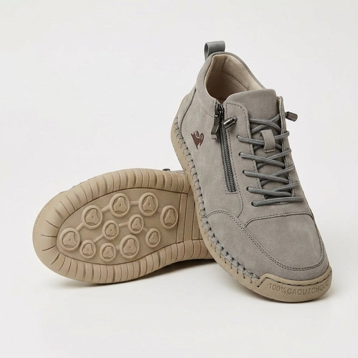 Mila comfort sneakers with easy side zip for women