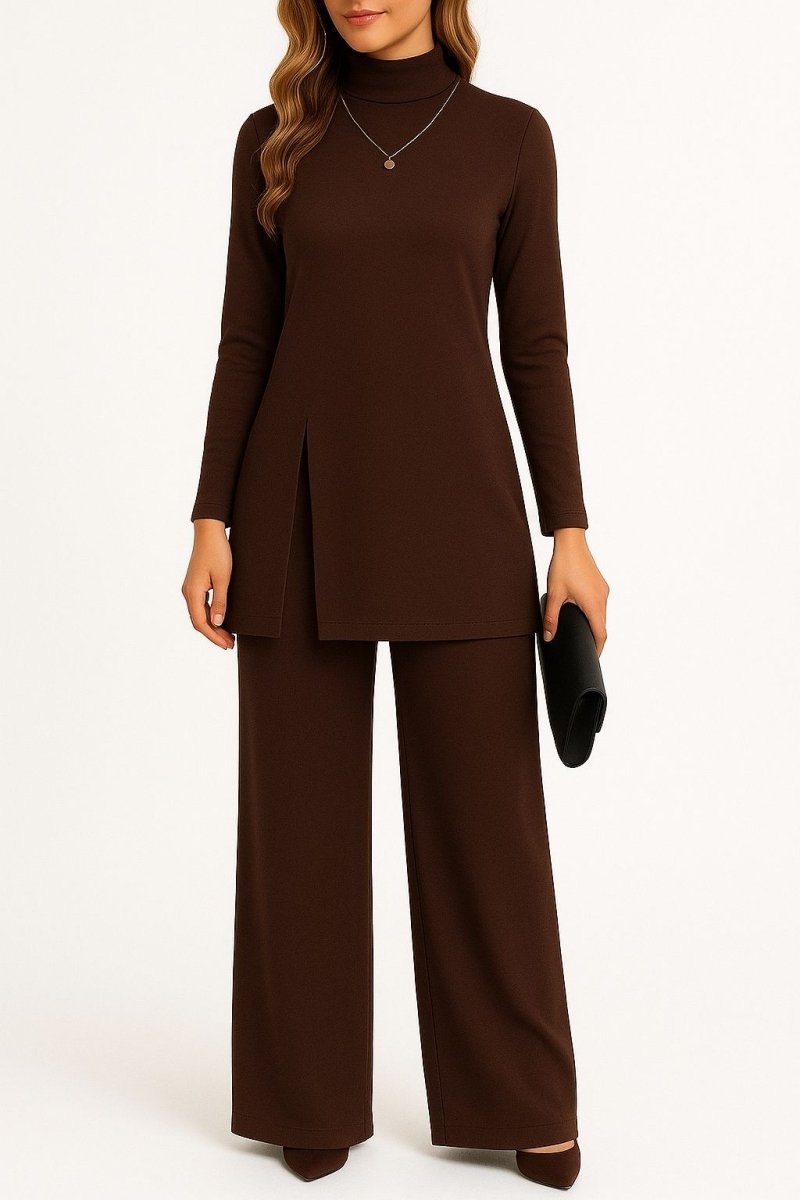 Naomi Turtleneck Top &amp; Pants Set