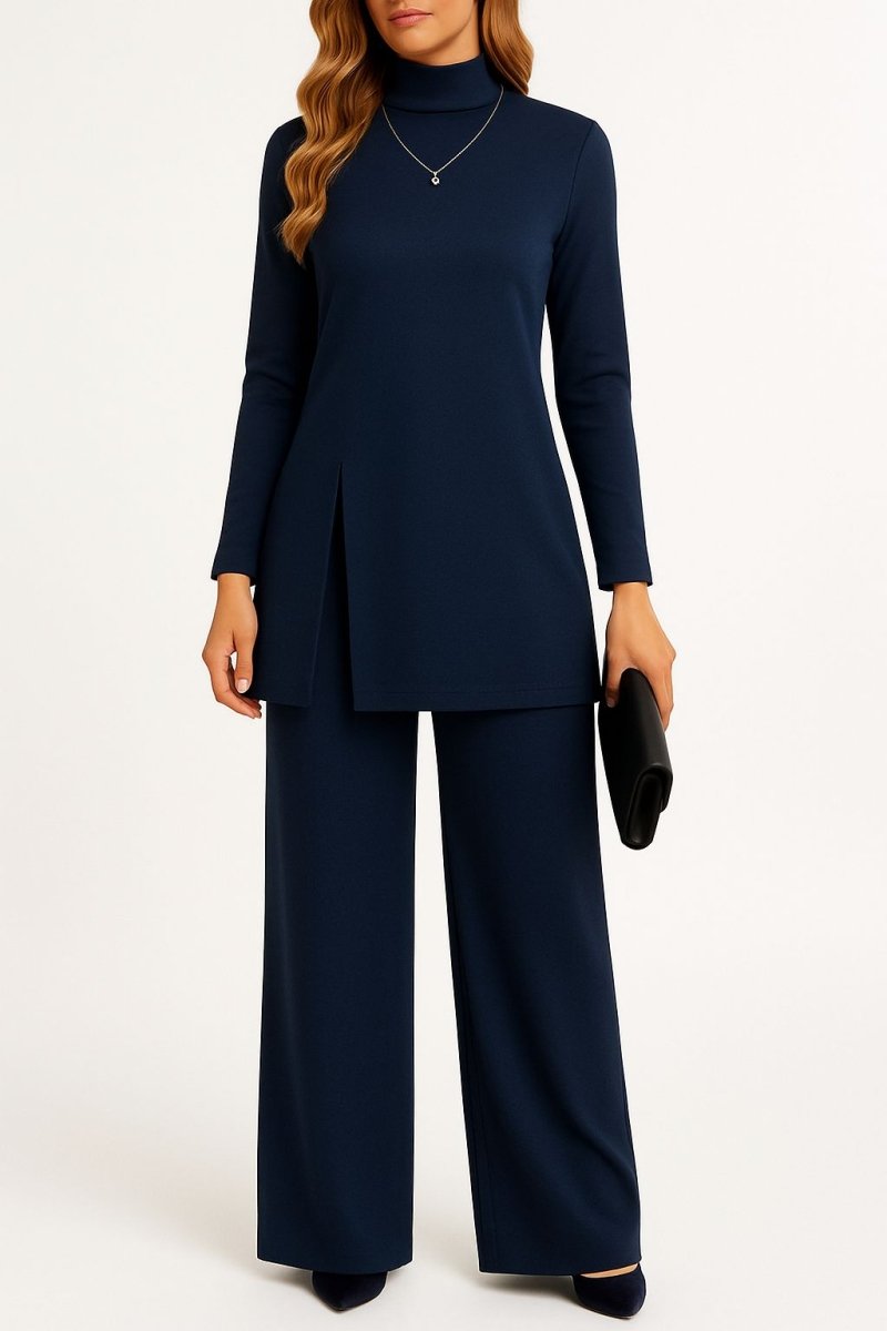 Naomi Turtleneck Top &amp; Pants Set