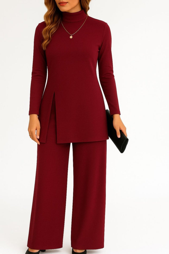 Naomi Turtleneck Top &amp; Pants Set