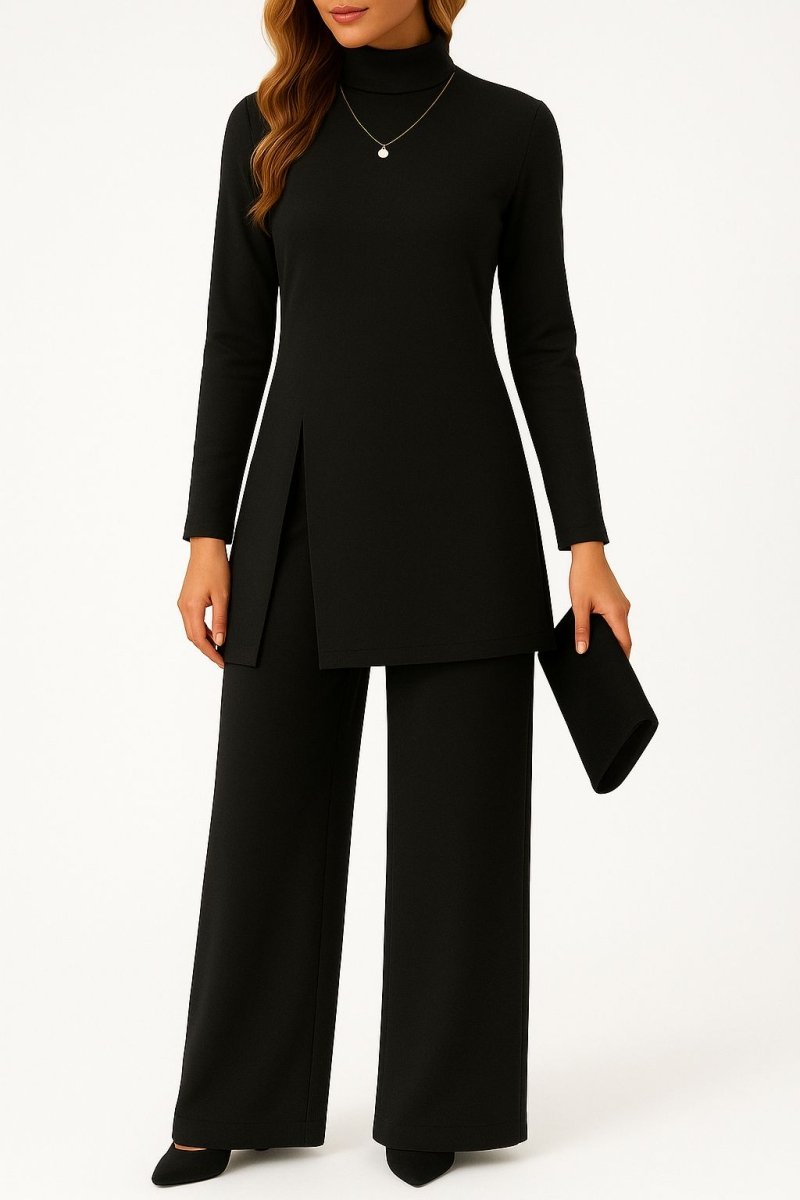 Naomi Turtleneck Top &amp; Pants Set