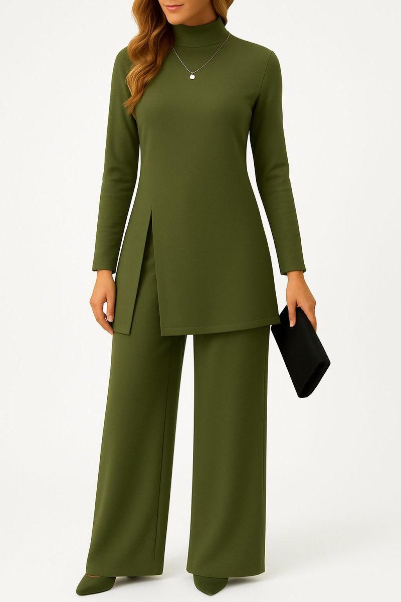 Naomi Turtleneck Top &amp; Pants Set