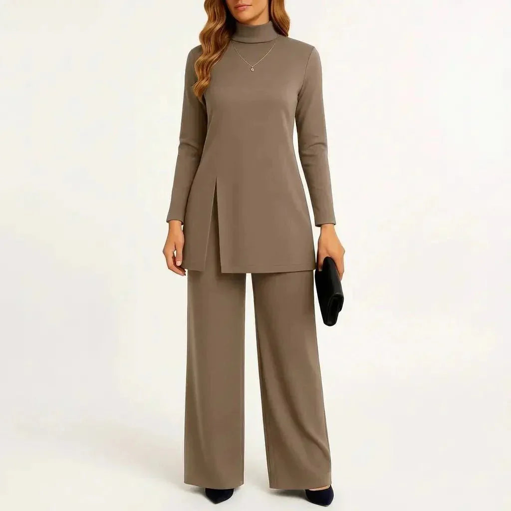 Naomi Turtleneck Top &amp; Pants Set