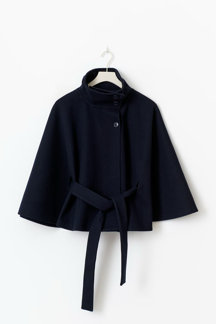 Muriel™ | Belted Cape Coat