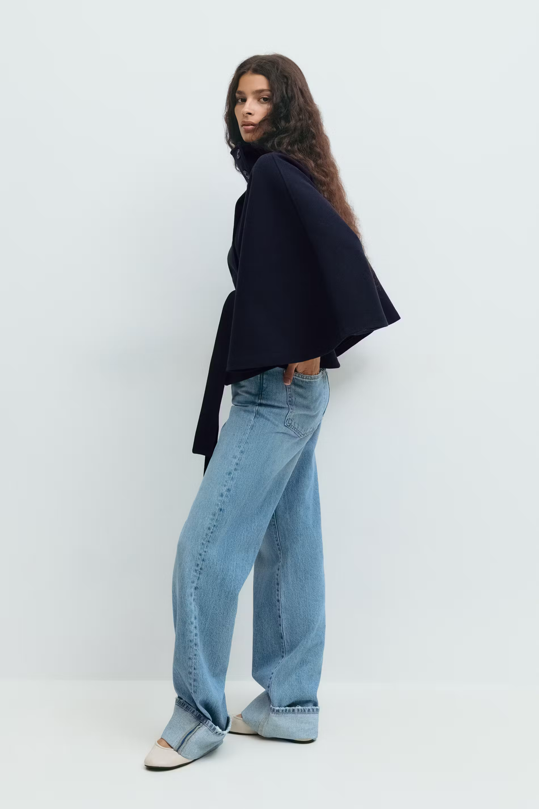 Muriel™ | Belted Cape Coat