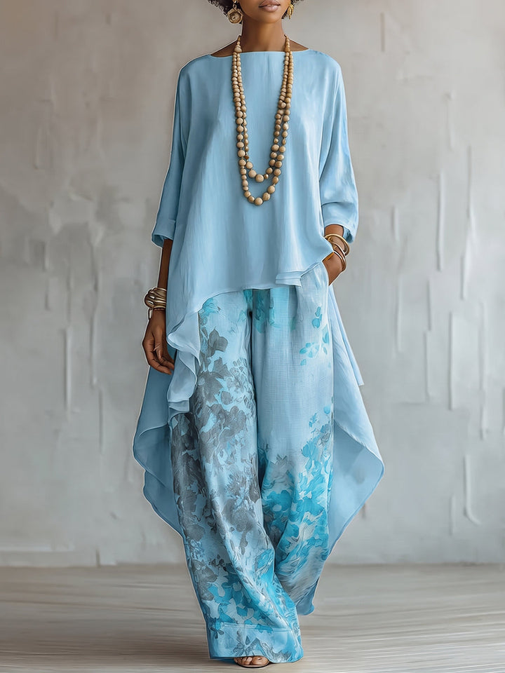 Flor™ | Artistic Floral Two-Piece Set