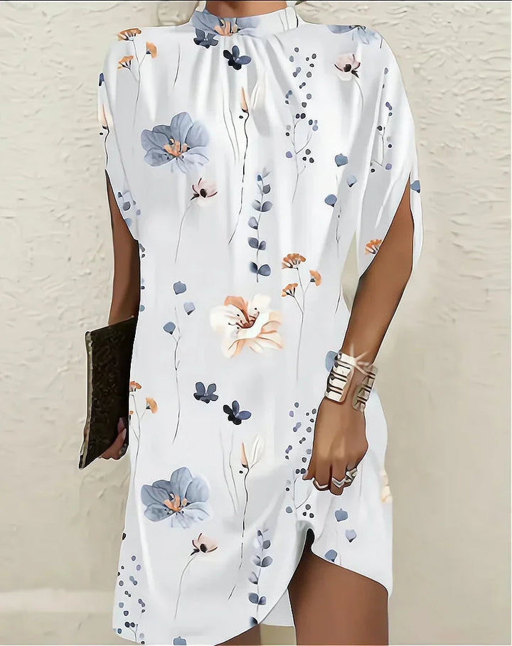 Alessandra | Draped Denim Mini Dress