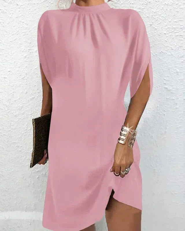 Alessandra | Draped Denim Mini Dress