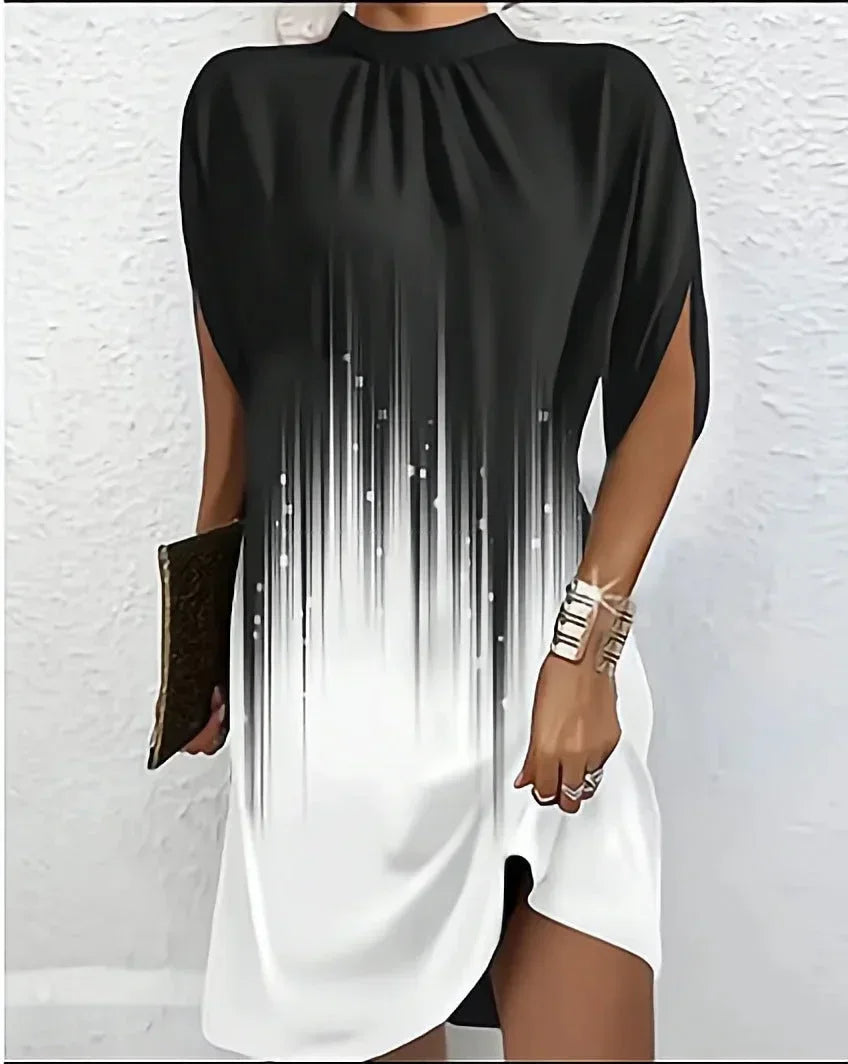 Alessandra | Draped Denim Mini Dress