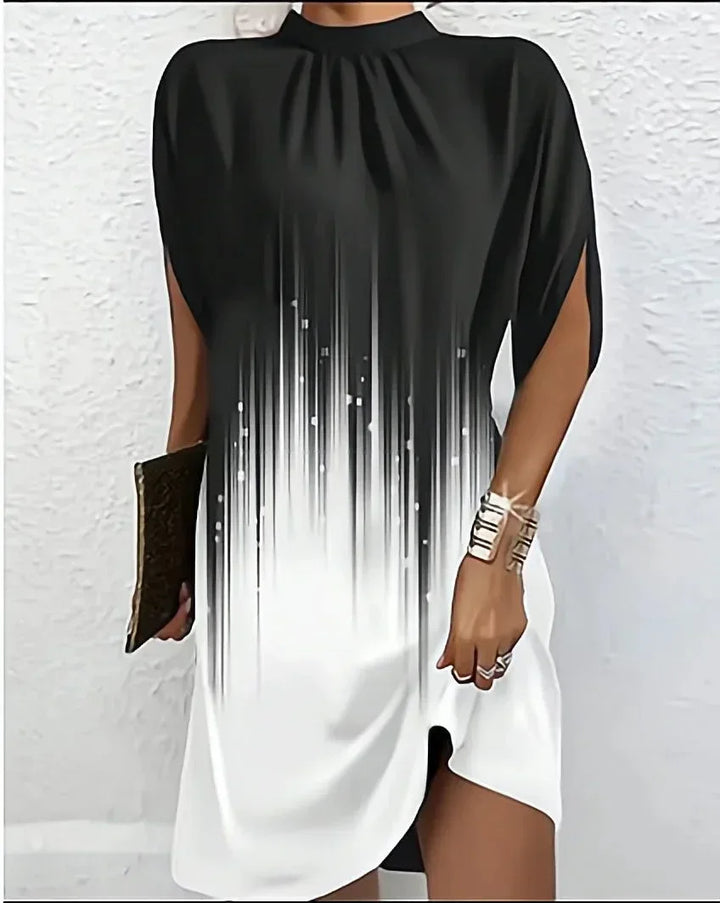 Alessandra | Draped Denim Mini Dress
