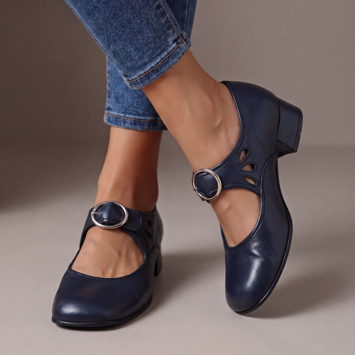 Josephine | Leather Comfort Mary Janes