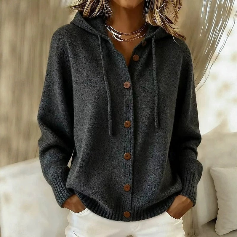 Faye | Cosy Casual Everyday Hooded Cardigan